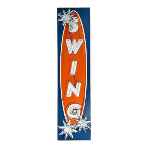 Gigantic Neon Swing Sign