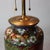 Antique Japanese Enameled Porcelain Lamp With Figures C1920 For Sale - Image 9 of 13