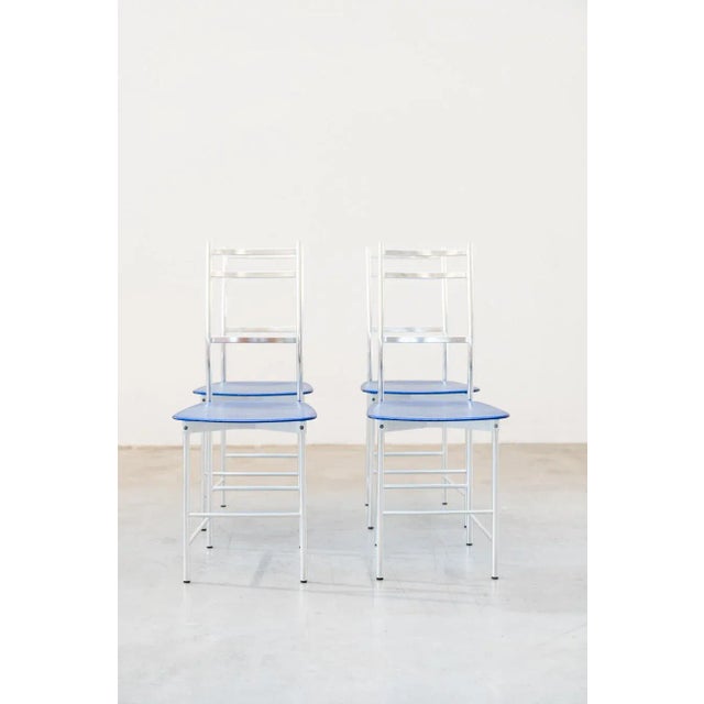 Chairs from Ycami, Italy, 1980s, Set of 4 For Sale - Image 10 of 11