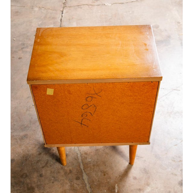 1960s Vintage Mid Century Modern Nightstand Broyhill Walnut Drawer ...