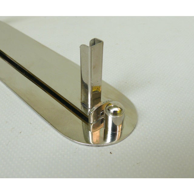 Art Deco French Picture Frame in Chrome-Plated Brass, 1920s For Sale - Image 11 of 18