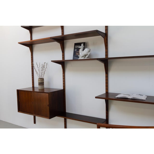 Vintage Danish Pau Ferro Modular Wall Unit by Poul Cadovius for Cado, 1960s For Sale - Image 16 of 18