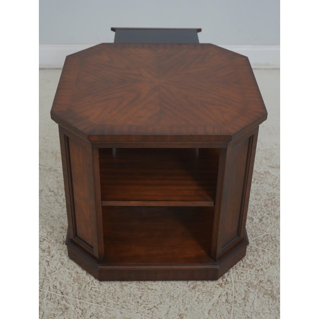 Traditional Kindel Cherry Tiered Lamp Table For Sale - Image 3 of 12