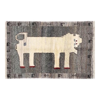 Distinctive Majestic Persian Lion Rug For Sale