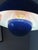 The Flowerpot pendant lamp in royal blue by Verner Panton for Louis Poulsen is a true collector's item from the 1970s. A...
