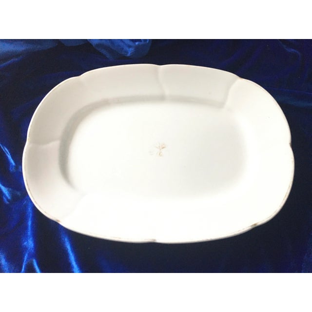 Early 20th Century Antique Bishop & Stonier Ironstone Tea Leaf Platter For Sale - Image 5 of 5