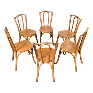 Classic Hooped Back Dining Chairs from Fischel, 1950s, Set of 6 For Sale