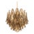 Contemporary Modern Smoked-Fumè "Rondini" Murano Glass Chandelier For Sale
