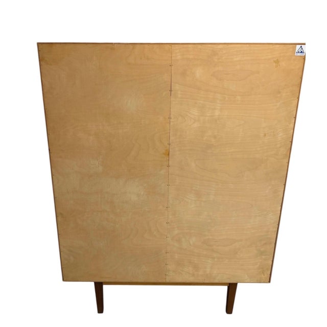 Mid-Century Danish Modern Fredericia Teak Gentleman's Wardrobe High Chest For Sale - Image 12 of 13