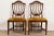 Ethan Allen Federal Mahogany Shield Back Side Chairs or Dining Chairs, Pair For Sale - Image 14 of 14