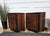 Italian Art Deco Bedside Tables in Wood and Brass, 1940s, Set of 2 For Sale - Image 11 of 12