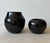 Ceramic Vintage Santa Clara Pueblo Signed Blackware Pots or Vases, Set of 2 For Sale - Image 7 of 15
