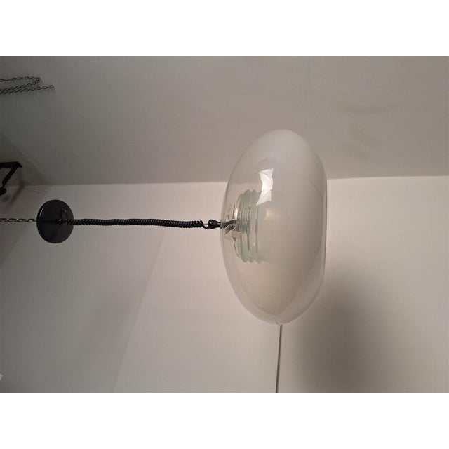 Model 2119 Chandelier with Shaded Glass by Gino Sarfatti for Arteluce, 1960s For Sale - Image 10 of 18