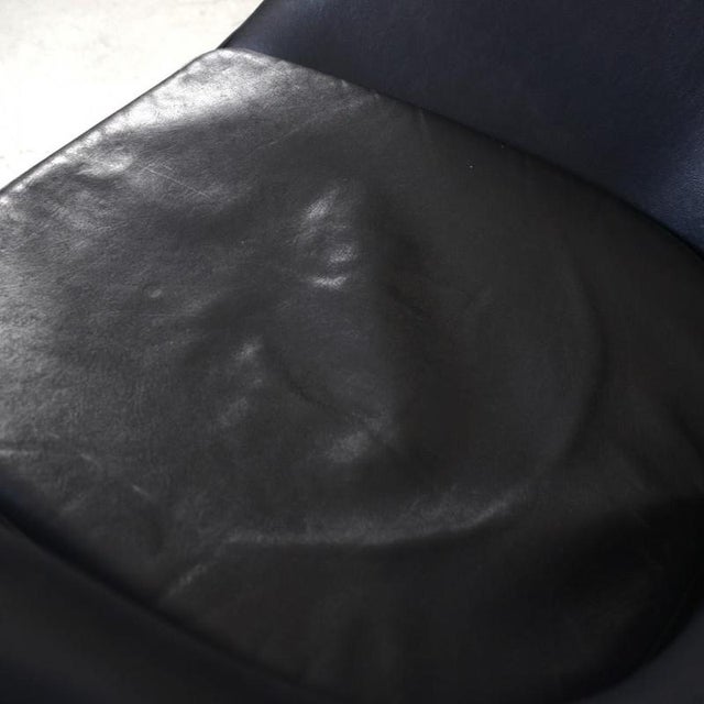 Vintage Egg Chair in Black Leather by Arne Jacobsen, 1963 For Sale - Image 14 of 18