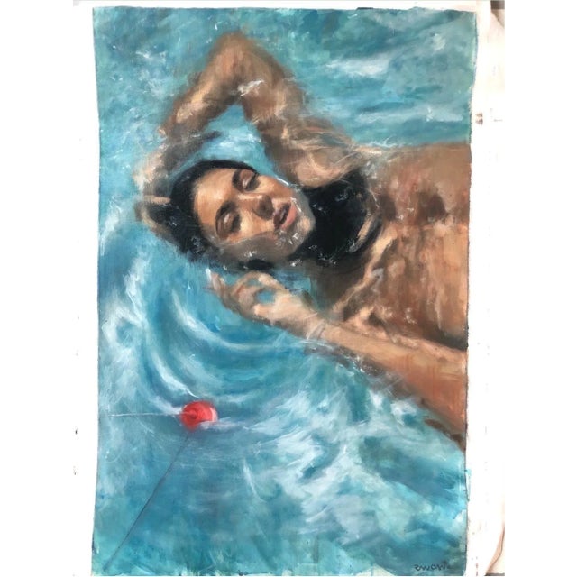Realism Carlos Antonio Rancano, Oil on Canvas Titled "Catch of the Day”, 2019 For Sale - Image 3 of 5