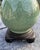 Celadon Crackle Vase MCM Table Lamp With Dragon Handles For Sale - Image 4 of 9