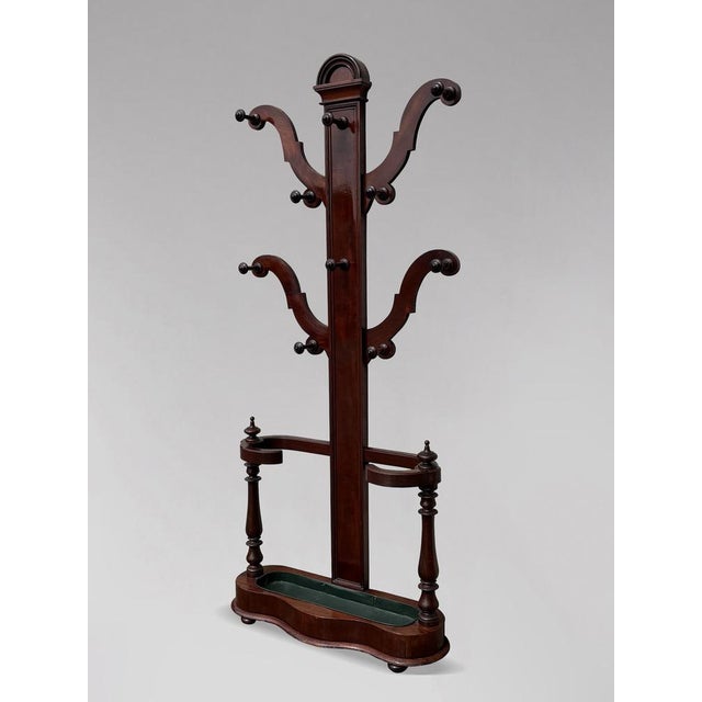 Victorian Mahogany Hall Stand, 1870s For Sale - Image 12 of 12