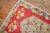 Red 20th Century Bright Red Colorful Turkish Accent Rug For Sale - Image 8 of 9