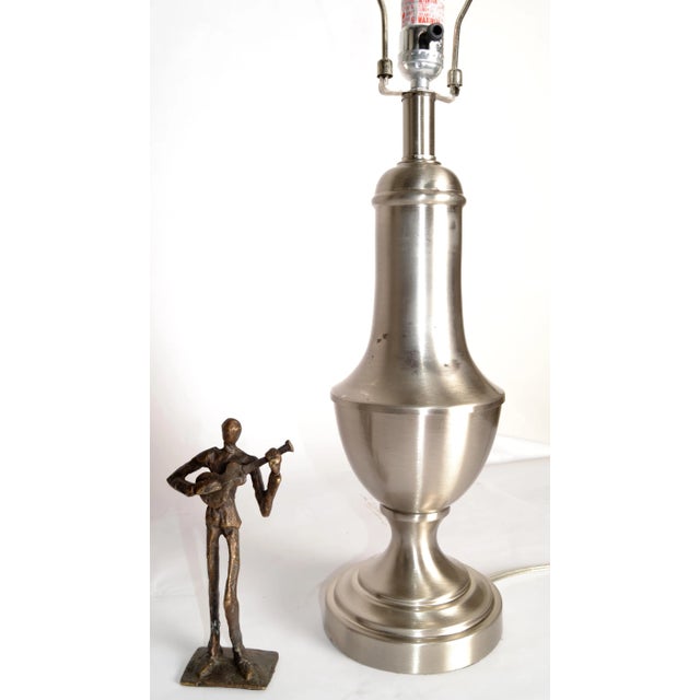 20th Century Handmade Bronze Guitar Player Figurine Sculpture Figurine Fine Art For Sale - Image 11 of 13