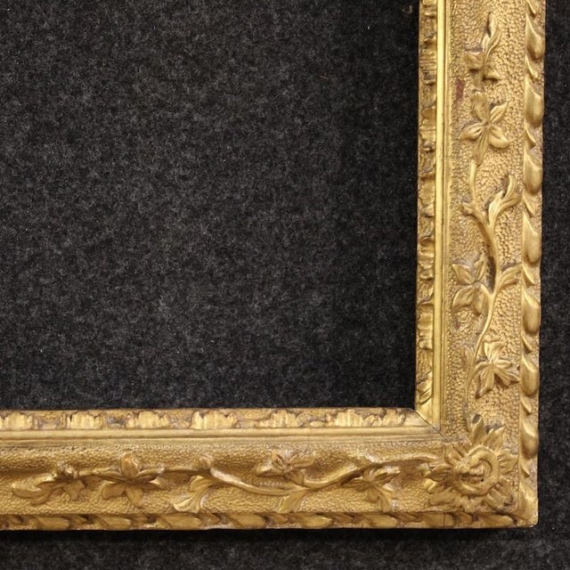 Antique Italian Gilded Frame, 1880 For Sale - Image 13 of 14