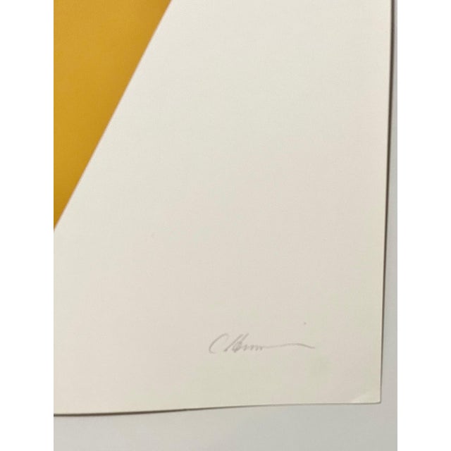 Charles Hinman, 1969-71 Abstract Minimalist Color Silkscreen Print Charles Hinman On The Bowery, 1969-1971 For Sale - Image 4 of 6