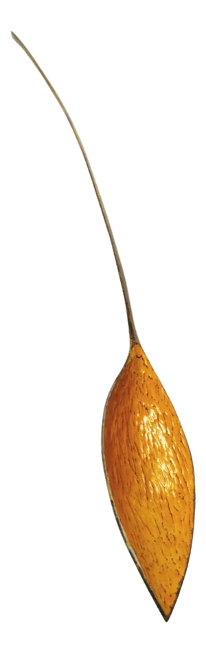 Spoon Sculpture - 8 Foot Long Black and Yellow Wall Art