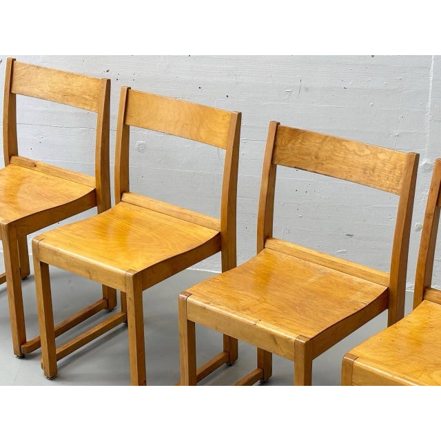 Orchestra Chairs by Sven Markelius, 1940s, Set of 4 For Sale - Image 12 of 18