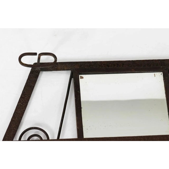 Hat rack with shelf, circa early 20th century.