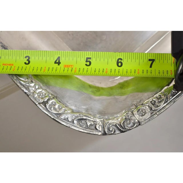 Vintage Wa Rogers Victorian Rose 992 Silver Plated Serving Platter Tray For Sale In Philadelphia - Image 6 of 11