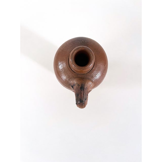 19th Century J. H. Henkes Stoneware Pottery Bottle For Sale In Houston - Image 6 of 10