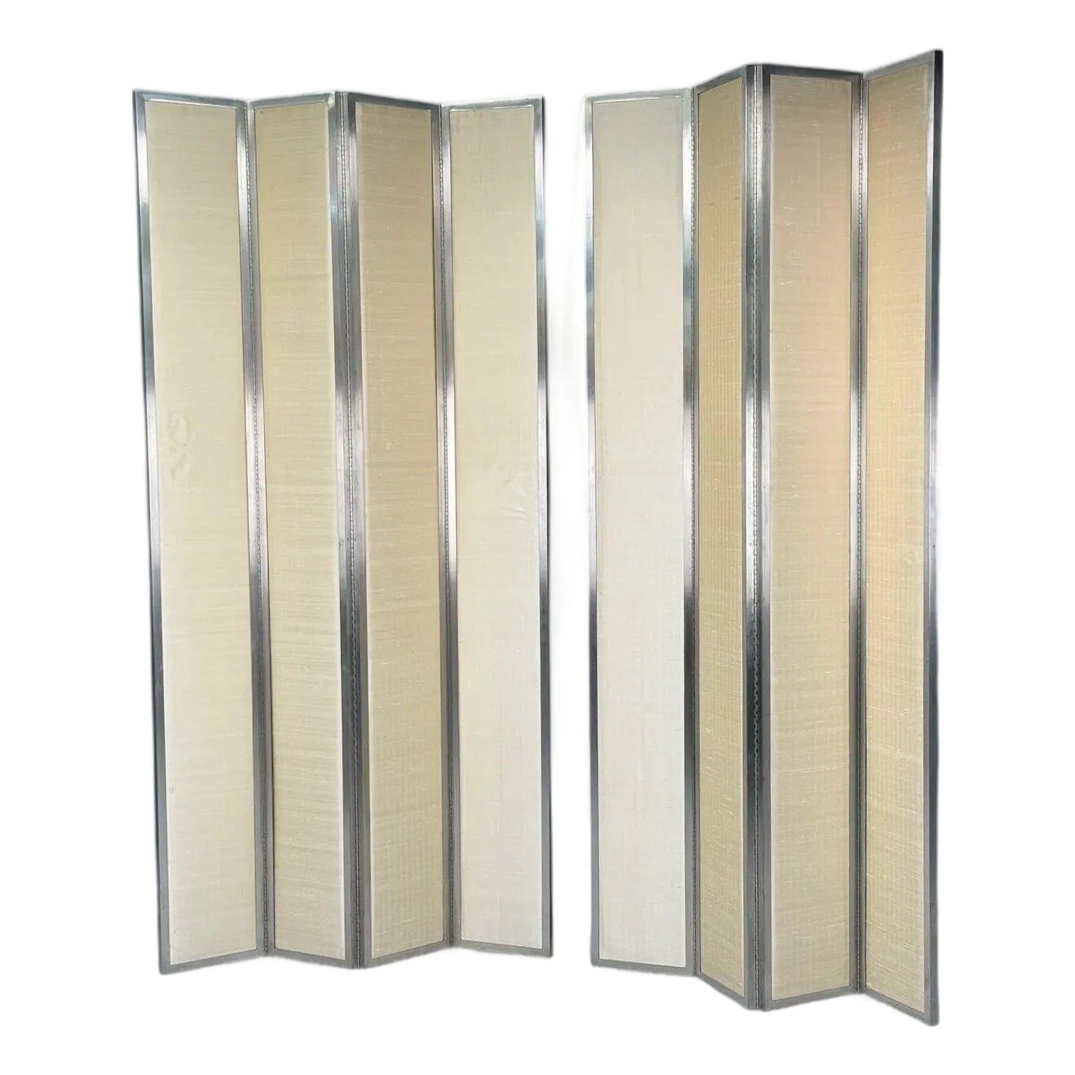 Mark Hampton, Steel, Fabric, Modern Room Dividers, Usa C. 1980s | Chairish