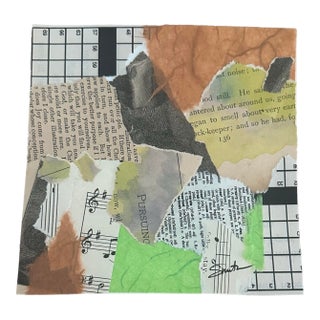 “The Art of Pursuing” Original Collage by Nancy Smith For Sale