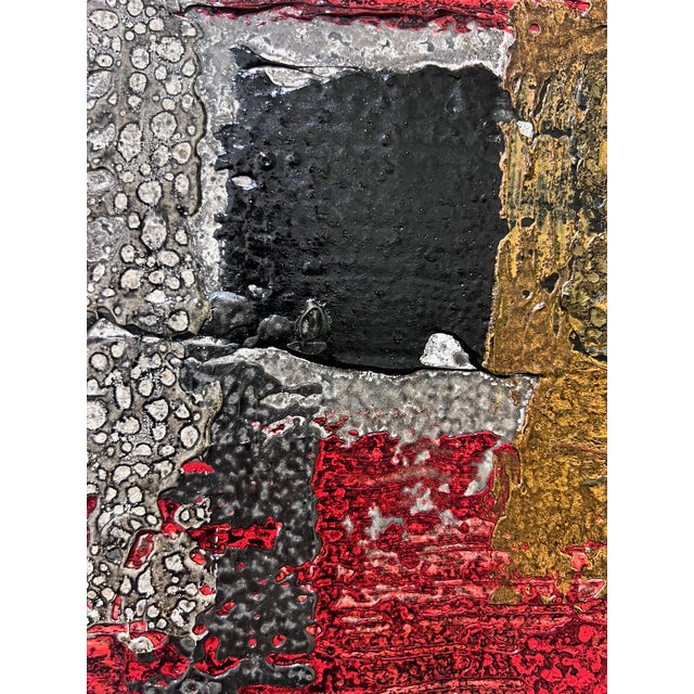 Red Tension No. 2 - Original Abstract Painting by J. Kent Martin For Sale - Image 8 of 11