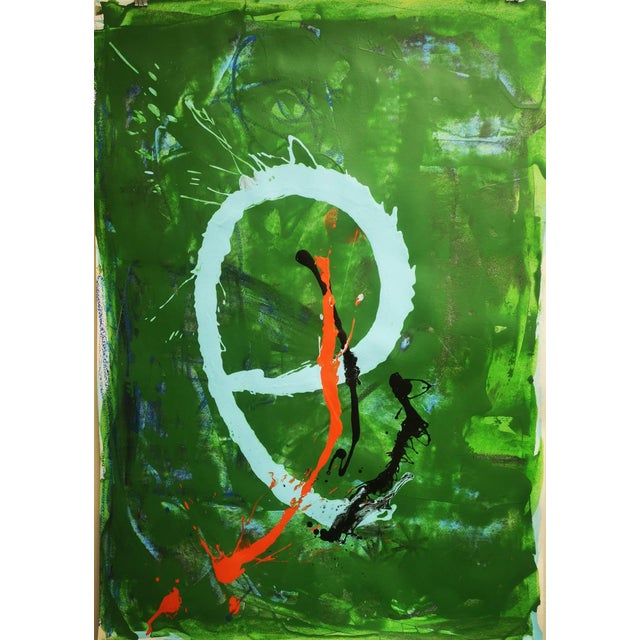 Alice Maier, The 5th Element Series: No. 5, 2024, Acrylic on Paper For Sale - Image 9 of 10