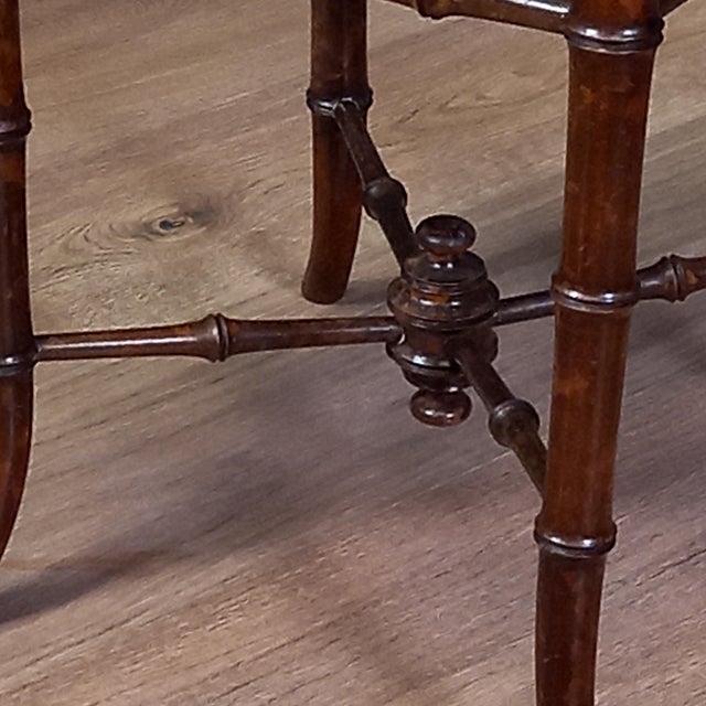 Art Nouveau Stool by George Hulbe, 1880 For Sale - Image 3 of 15