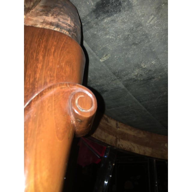 19th Century French Mahogany Center Table For Sale - Image 6 of 11