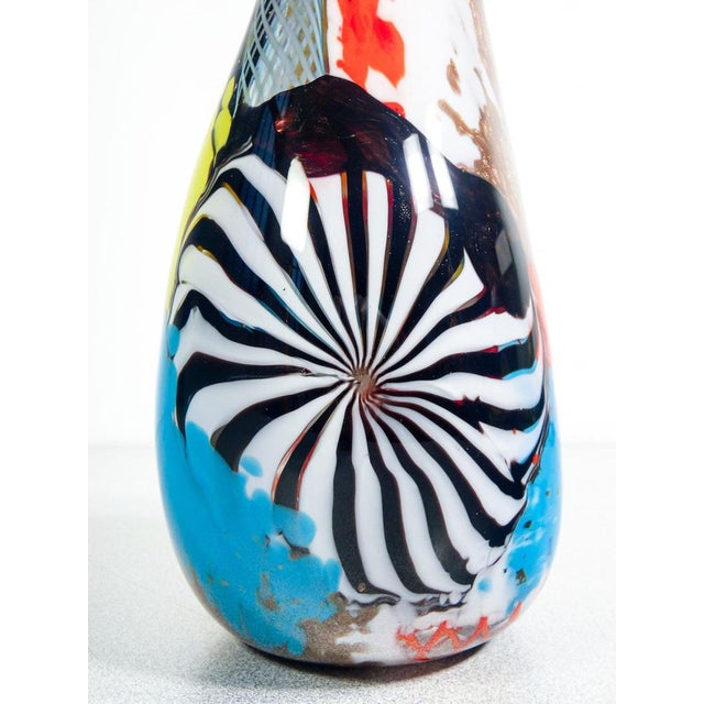 Oriente Vase by Dino Martens for A. Toso., 1950s For Sale - Image 4 of 17