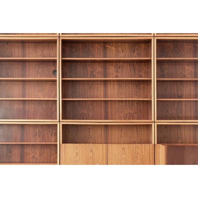 German Rosewood Wall Unit from Perfecta, 1960s For Sale - Image 4 of 18
