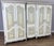 This striking Vintage French Shabby Chic wardrobe offers exceptional storage capacity and elegant decorative styling....