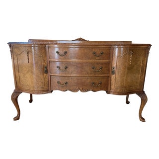 Romweber French Provincial Louis XV Burl Wood Sideboard Buffet Circa 1930’s / 1920’s, Attributed For Sale