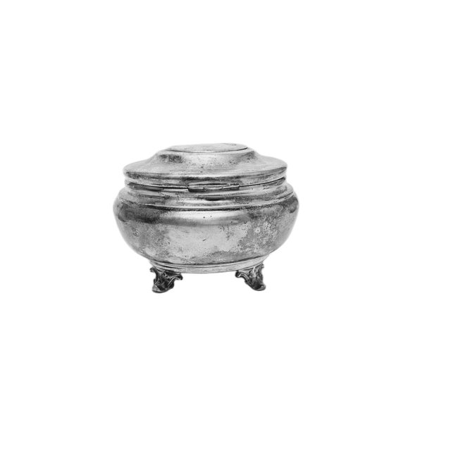Art Deco Silver Sugar Bowl, 1950s For Sale - Image 3 of 13