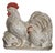 Hagi Ware Rooster and Hen Ornament by Tenryū For Sale