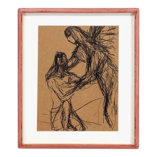 Sigmund Menkes, Expressionist Figure Study For Sale