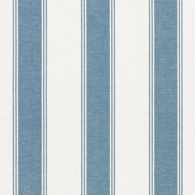 A soft blend of cotton and linen, this woven, multi-width stripe is the perfect weight for upholstery and layers...