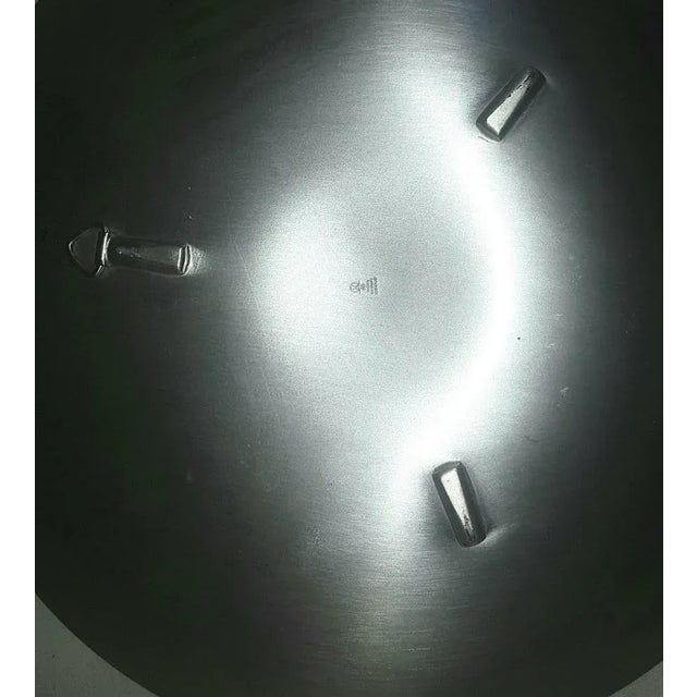 Mid-Century Modern Mid-Century Silvered Ikora Wallplate With Wildgoose from WMF, 1960s For Sale - Image 3 of 4