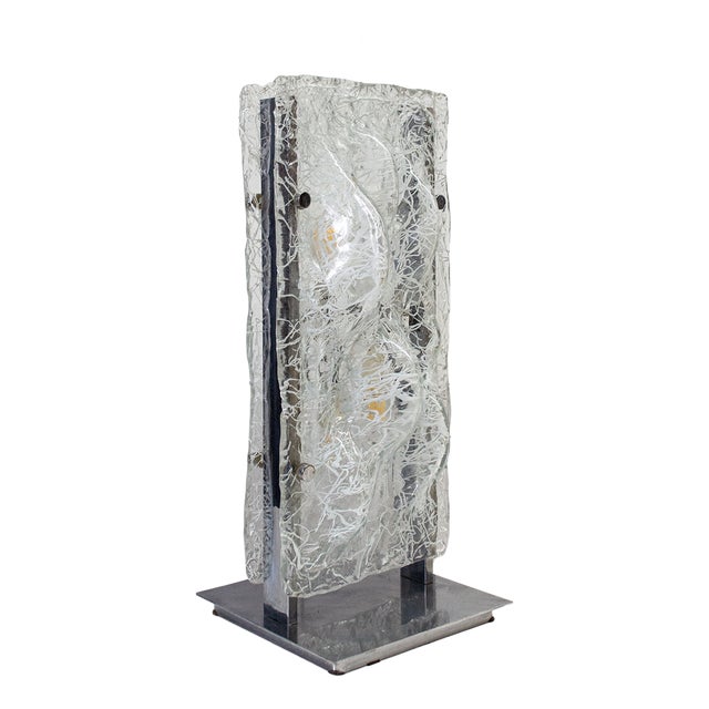 Table Lamp by Toni Zuccheri for Mazzega, Italy, 1970s For Sale