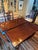 1980s Baker Furniture Historic Charleston Georgian Banded Mahogany Pedestal Dining Table For Sale - Image 11 of 12