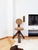 1950s Mid-Century French Mediterranean Tripod Side Chair Attributed to Audoux-Minet For Sale - Image 10 of 18