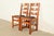 Charles Limbert Limbert Antique Mission Oak Arts & Crafts Ladder Back Dining Chairs, Pair For Sale - Image 4 of 15