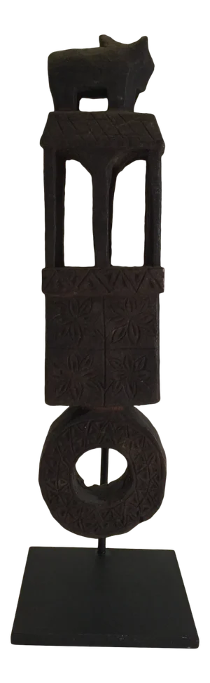 Antique Nepalese Carved Sculptural Ghurra